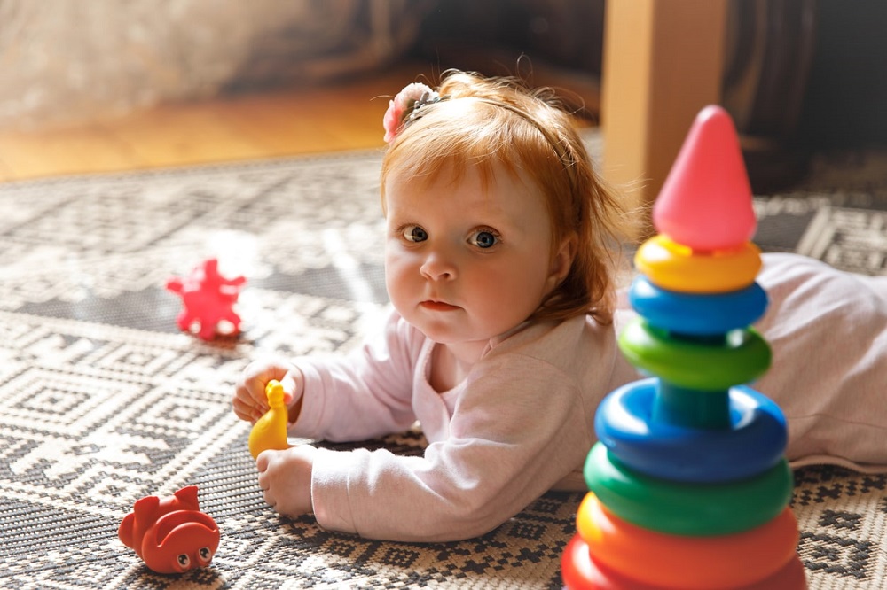1歳　女の子　積み木　知育玩具
