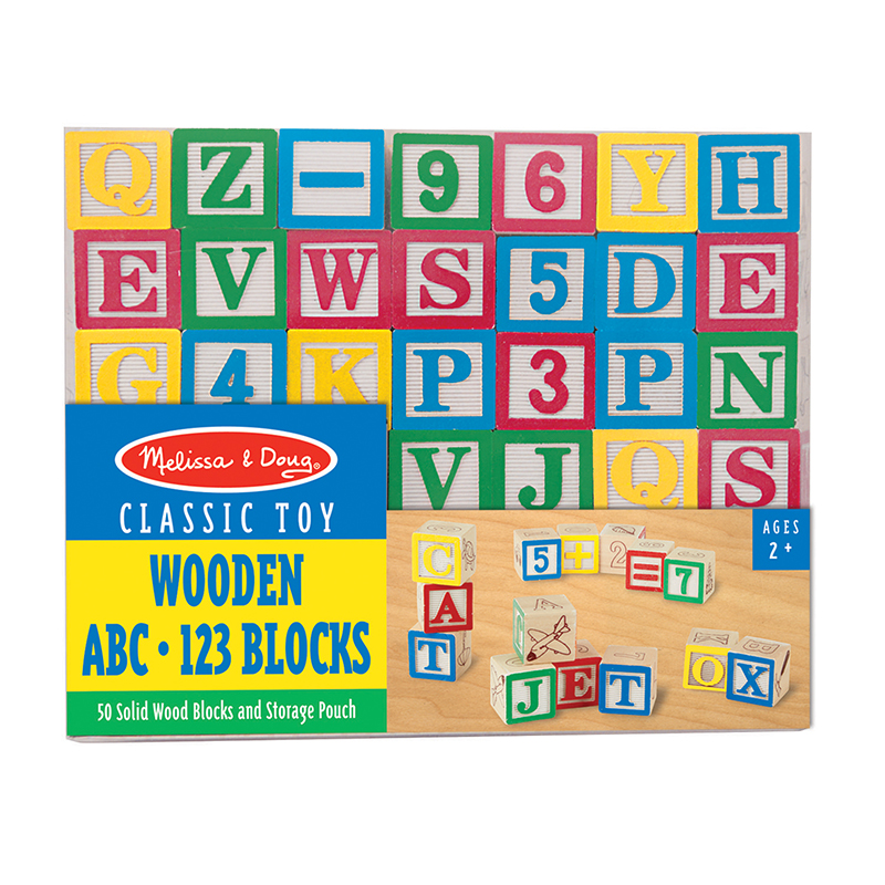 Wooden ABC/123 Blocks　000772019002 